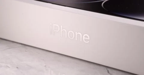 Iphone box Stock Footage 226243464