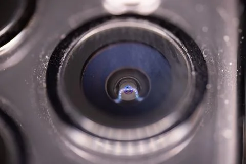 IPhone Camera Lens Macro Stock Photos