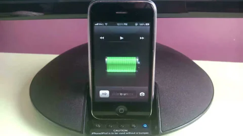 IPhone The Charging Stock-Footage 32548681