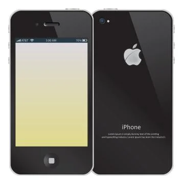 IPhone, Color Illustration Stock Illustration