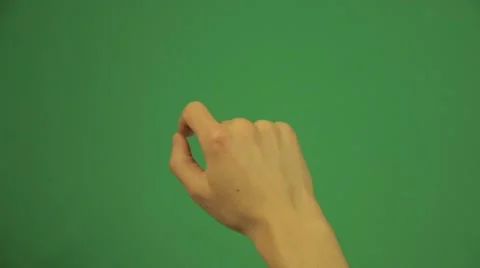 IPhone Finger Tap - Greenscreen Stock Footage 11029646
