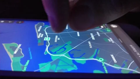 iphone gps navigation Stock Video Pond5