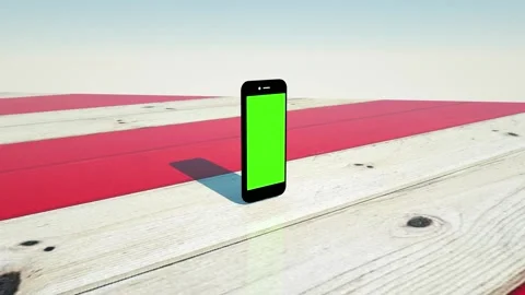 Iphone Green Mobile Smartphone Screen, Social Hand Screen Background Stock Footage 156270022