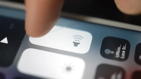 Iphone mute. man turn off the volume of the iphone smartphone. Stock Footage 234193114