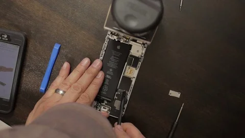 Iphone repairing crack screen 6 Vidéo 83193383