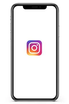 Iphone touch screen with Log-in or sign-in logo of world-famous social networ Stock Illustration