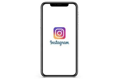 Iphone touch screen with Log-in or sign-in logo of world-famous social networ Stock Photos