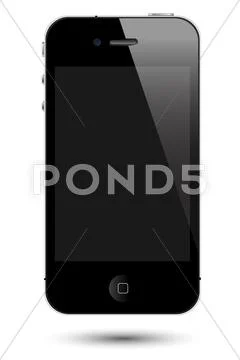 Iphone vector illustrations Stock Illustration