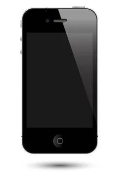 Iphone vector illustrations iphone smartphone vector illustrations, eps10 ... Stock Photos