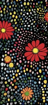 IPHONE WALLPAPER - FLOWER Stock Illustration
