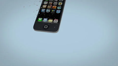 Iphone water Stock-Footage 33420133