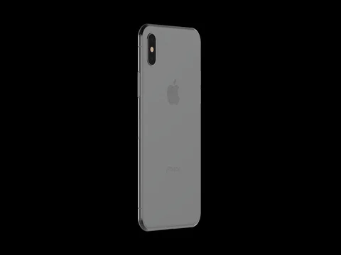 IPhone X Silver Logo Video stock 80005660