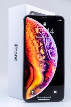 IPhone Xs Max on white Фото