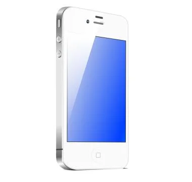 Iphone4s perspective.jpg Stock Illustration