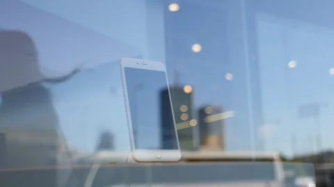 Iphone7 on store display Video stock 67645937