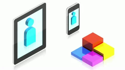 IphoneIpad bar 2 Stock Footage 11479681