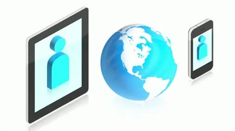 IphoneIpad earth Stock Footage 11479666