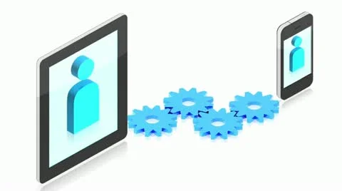 IphoneIpad gears Stock Footage 11479662