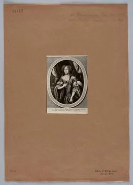 ï»¿Photograph of print: Elias Hainzelmann (1640-1693) from a painting by C Stock Photos