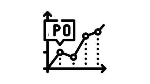 Ipo initial public offering infographic black icon animation Stock Footage 156660882