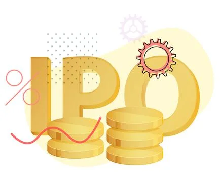IPO Initial Public Offering - Stock Illustration Stock Illustration
