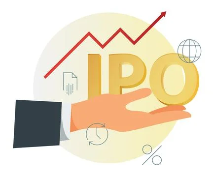 IPO Initial Public Offering - Stock Illustration Stock Illustration