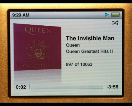 IPod 300 tracks Stock Footage 960753