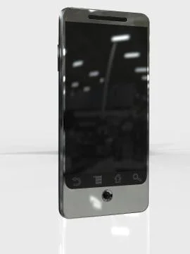 Ipod against white with ground reflection Illustration