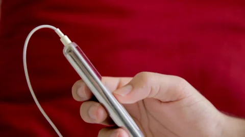 IPod shuffling Stock Footage 33443245