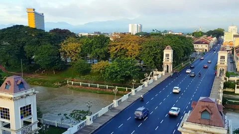 Ipoh City Timelapse Stock Footage 232100378