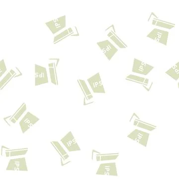 Ips computer display glyph seamless pattern イラスト素材