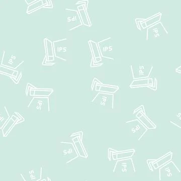 Ips computer display line seamless pattern イラスト素材