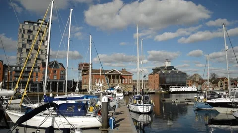 Ipswich dock Stock Footage 61032131