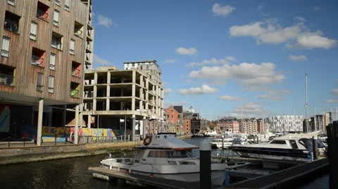 Ipswich dock Stock Footage 61032458