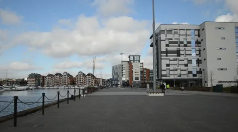 Ipswich waterfront Stock Footage 61032691