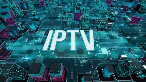IPTV with digital technology concept Stock Footage 104633179