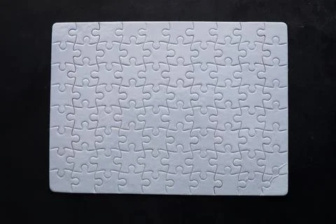 IQ development. Intellectual puzzles. The puzzle is empty. Brain training h.. Foto stock