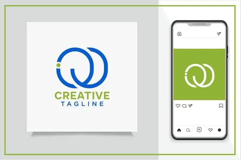 IQ logo Stock Illustration