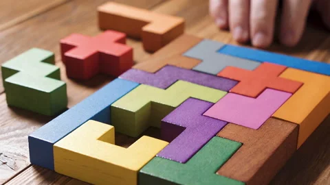 IQ test. Concept of decision making process, logical thinking. Logical tasks. Vídeos de archivo 87088083