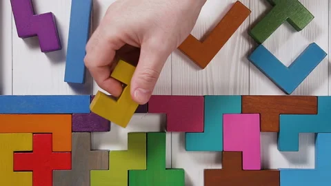 IQ test. Concept of decision making process, logical thinking. Logical tasks. 動画素材 88047587