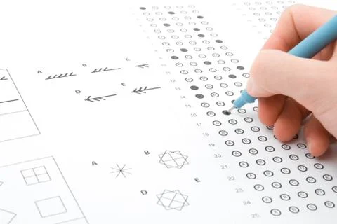 IQ test Stock Photos