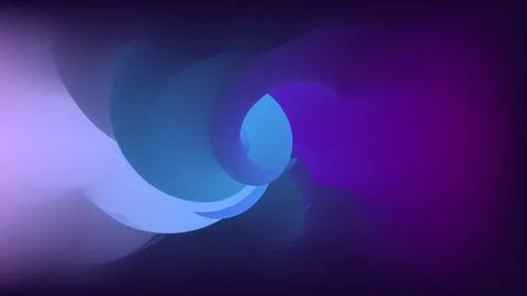 Iquid paint Circle dynamic abstract blue wave background, neon waves wallpaper Stock Illustration