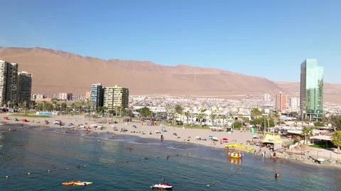 IQUIQUE AERIAL VIEW Stock Footage 239956573