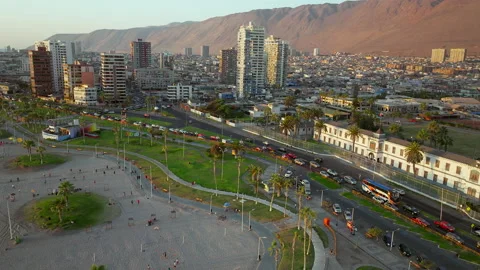 IQUIQUE AERIAL VIEW Stock Footage 239963174