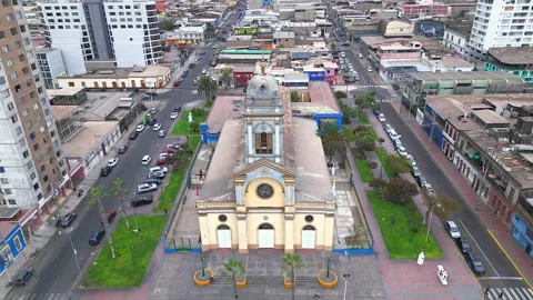 IQUIQUE AERIAL VIEW Stock Footage 242284103