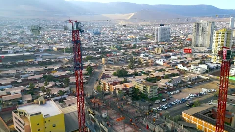 IQUIQUE AERIAL VIEW Stock Footage 245575161