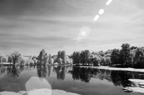 IR landscape Stock Photos