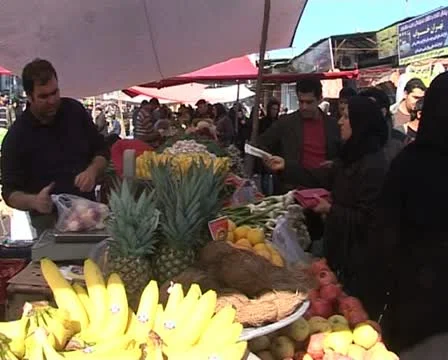Iran 63 bazaar Stock-Footage 12650821