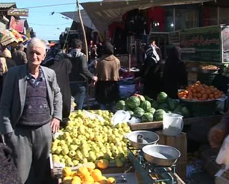 Iran 65 bazaar Video stock 12652675