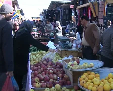 Iran 66 bazaar Stock Footage 12653353